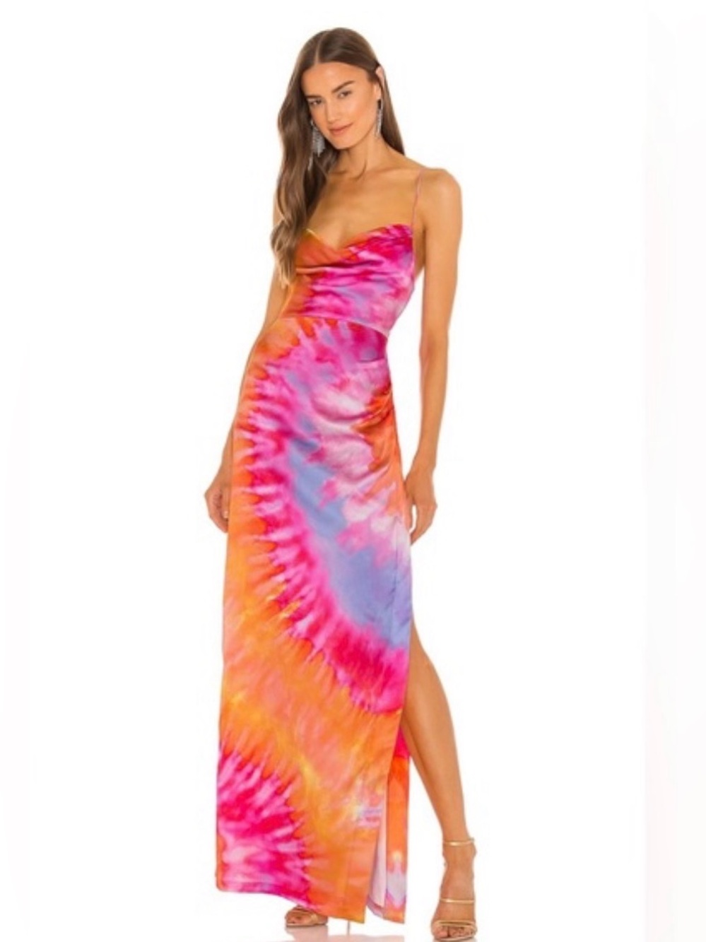 Retrofete Women's Marlene Silk Dress - Sunset Size XS
